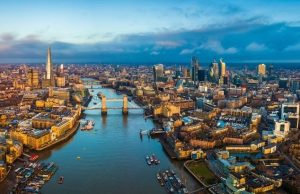 4 Days in London: How to Mix Iconic Sights, Neighborhoods and Local Experiences Aerial view of London with the River Thames, Tower Bridge and the Shard at sunrise