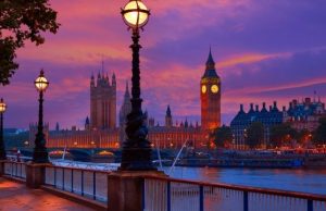 Best Photo Spots in London Sunset view of Big Ben and the Houses of Parliament from the Southbank in London