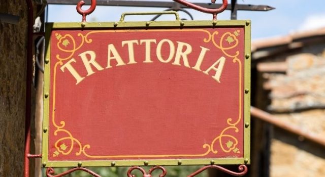 Rustic Roman trattoria serving