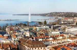 Best Fondue in Geneva 2026: Bains des Pâquis vs. Old Town Panoramic view of Geneva Old Town and Lake Geneva with the Jet d’Eau fountain, a classic backdrop for fondue spots like Bains des Pâquis.