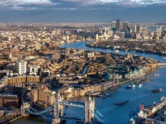 London Airport to City Centre by Train Tube Coach and Taxi